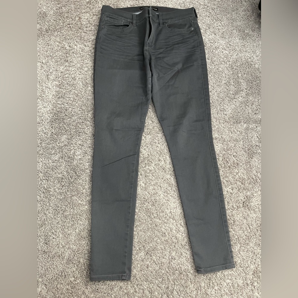 Express mid rise stretchy gray pants